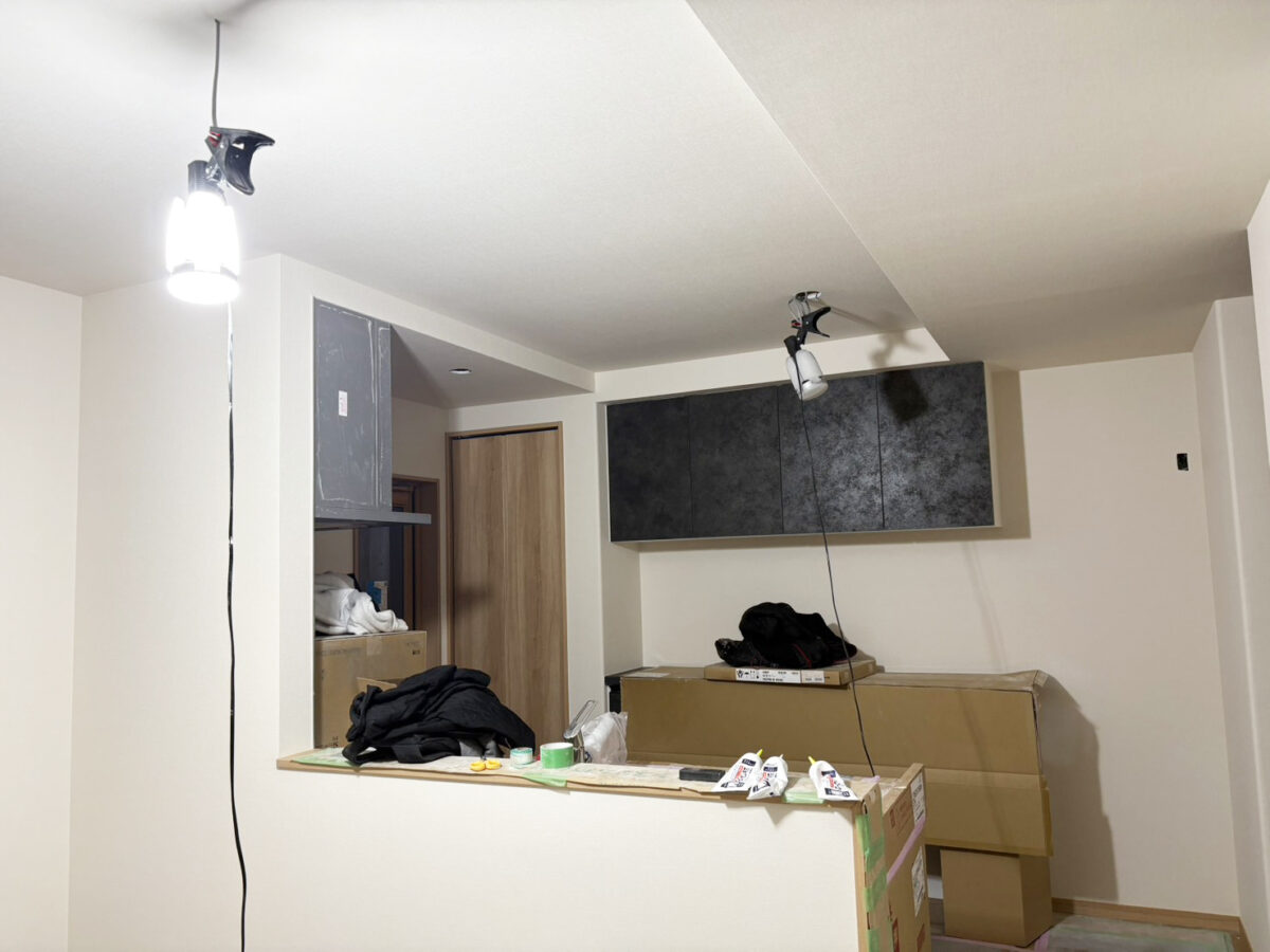 内装クロス（壁紙）工事 | 北区-施工写真