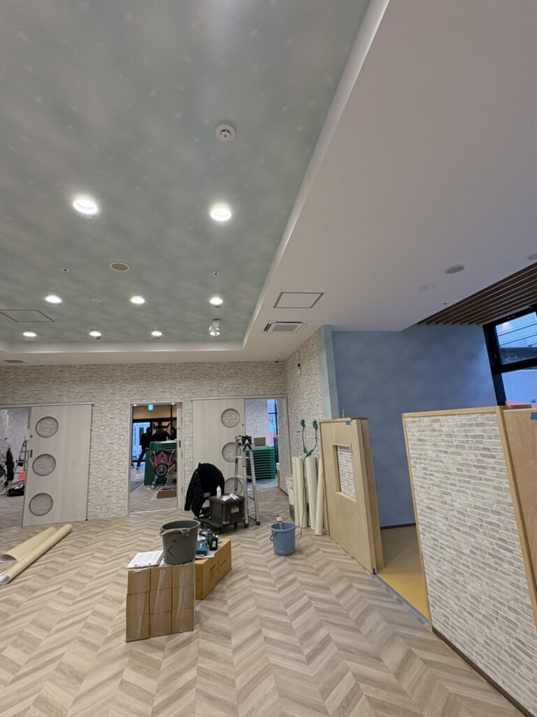 内装クロス（壁紙）工事 | 相模原市-施工写真